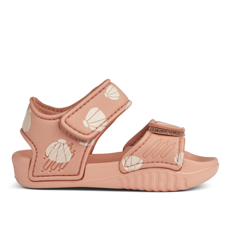 Liewood Blumer Sandals with print | Shell /pale tuscany