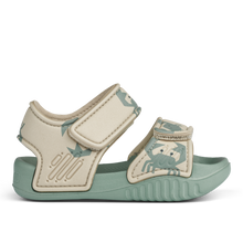 Liewood Blumer Sandals with print | Crab /Sandy