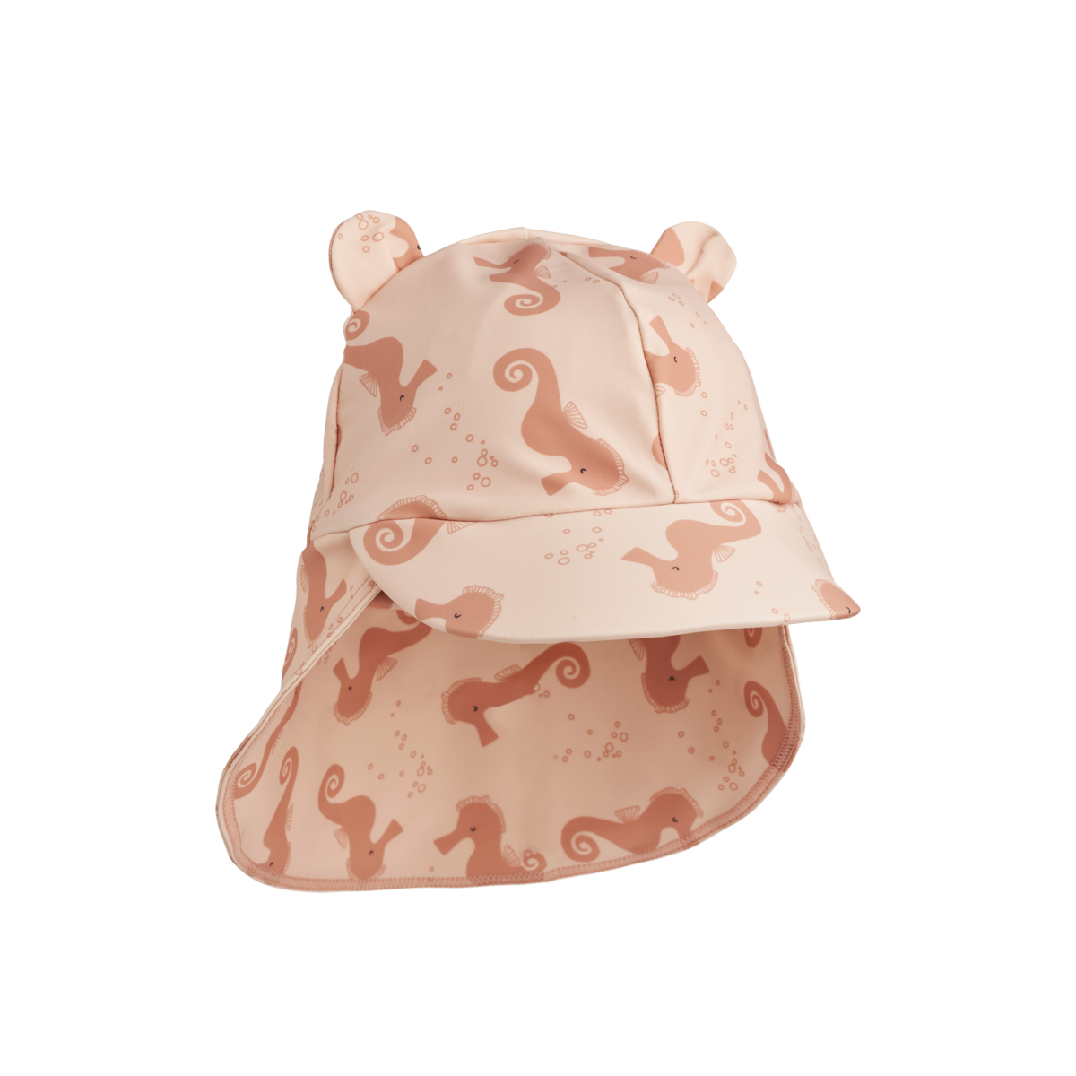 Liewood Senia Sun Hat With Ears | Seahorse /Apple blossom