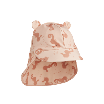 Liewood Senia Sun Hat With Ears | Seahorse /Apple blossom