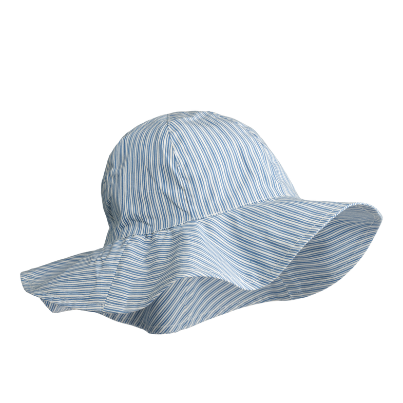 Liewood Amelia Seersucker Sun Hat | Y /D Stripe Riverside /Creme de la Creme