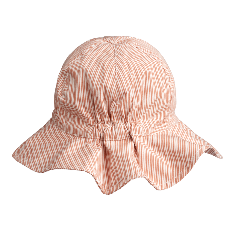 Liewood Amelia Seersucker Sun Hat | Y /D Stripe Tuscany Rose /Creme de la Creme