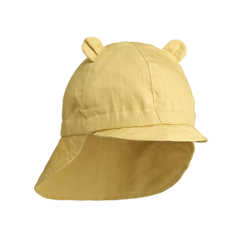 Liewood Gorm Linen Sun hat with Ears | Crispy Corn