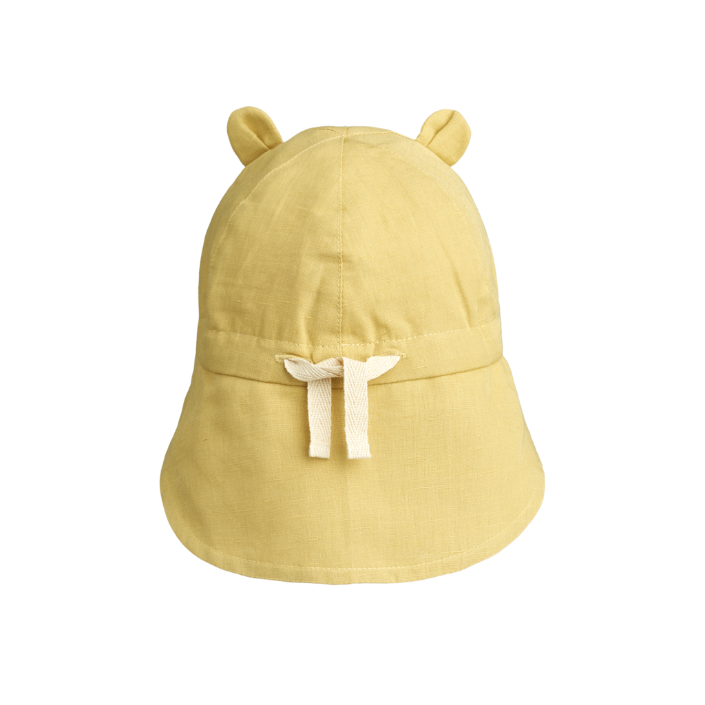 Liewood Gorm Linen Sun hat with Ears | Crispy Corn