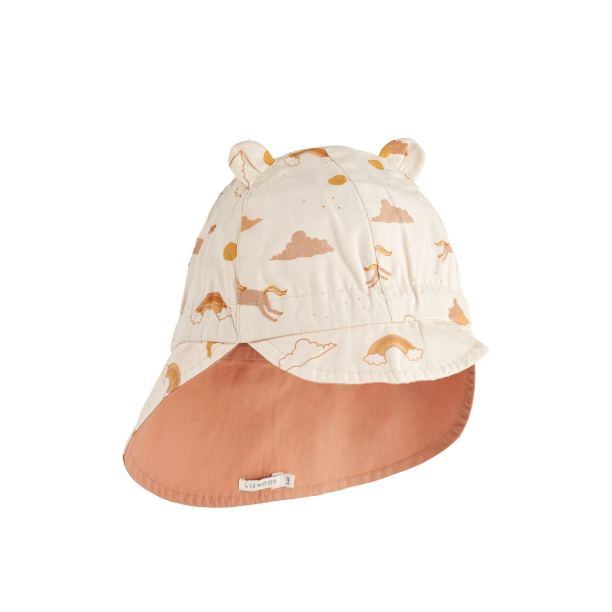 Liewood Gorm Reversible Sun Hat With Ears | Dream /Ecru