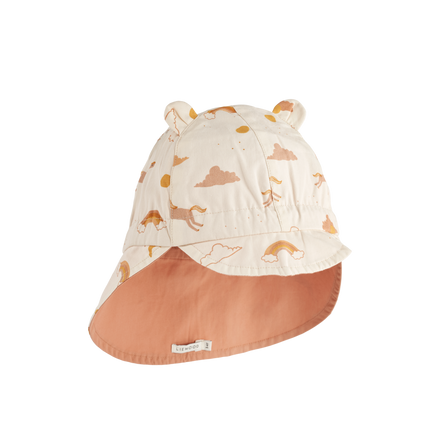 Liewood Gorm Reversible Sun Hat With Ears | Dream /Ecru