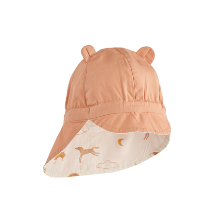 Liewood Gorm Reversible Sun Hat With Ears | Dream /Ecru