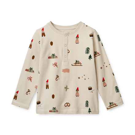 Liewood Wilhelm Pajama Set | Holiday Sandy