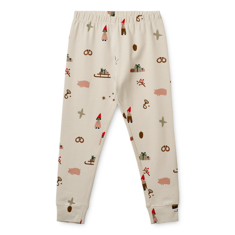 Liewood Wilhelm Pajama Set | Holiday Sandy