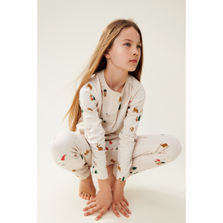 Liewood Wilhelm Printed Pyjama Set | Holiday / Sandy