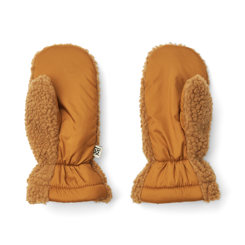 Liewood Grethe Gloves with Thumbs | Golden Caramel