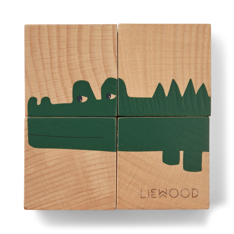 Liewood Aage Block puzzle | All Together /Nature