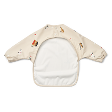 Liewood Merle Cape Bib with sleeves | Emergency Vehicle /Sandy