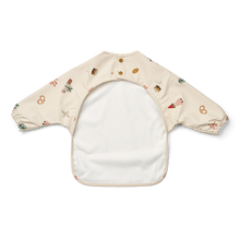 Liewood Merle Cape Bib with sleeves | Holiday /Sandy Mix