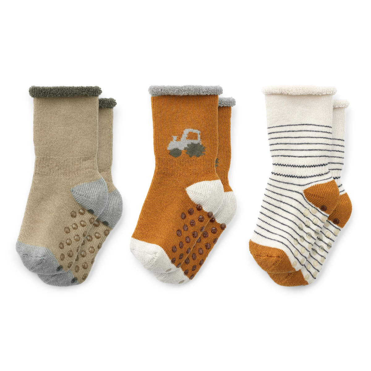 Liewood Eloy baby stockings 3-pack | Vehicles Mix