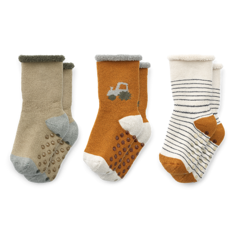 Liewood Eloy baby stockings 3-pack | Vehicles Mix