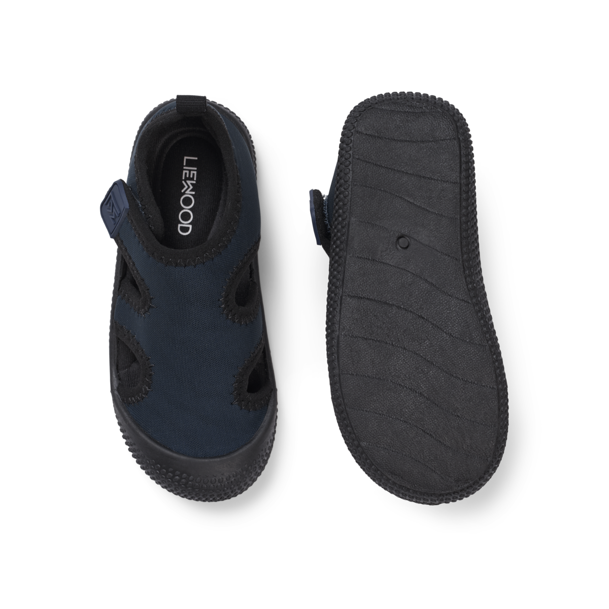 Liewood Sigurd Water Shoes | Black /Classic Navy