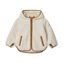 Liewood Mara Pile Jacket With Ears | Sandy /golden caramel mix