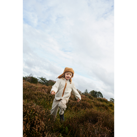 Liewood Mara Pile Jacket With Ears | Sandy /golden caramel mix