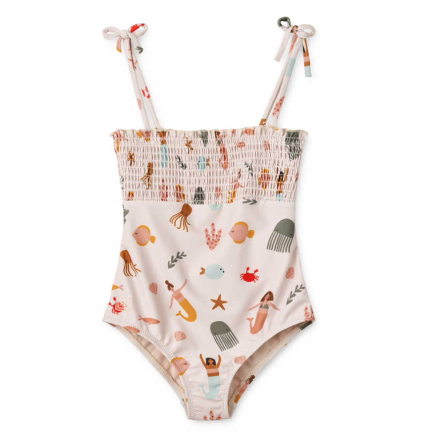 Liewood Larisa Printed SwimSuit | Mermaids /Sandy