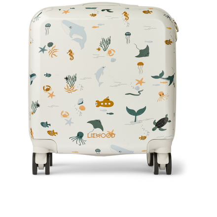 Liewood Hollie Hardcase Suitcase | Sea creature /Sandy