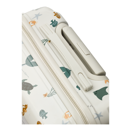 Liewood Hollie Hardcase Suitcase | Sea creature /Sandy