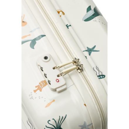 Liewood Hollie Hardcase Suitcase | Sea creature /Sandy