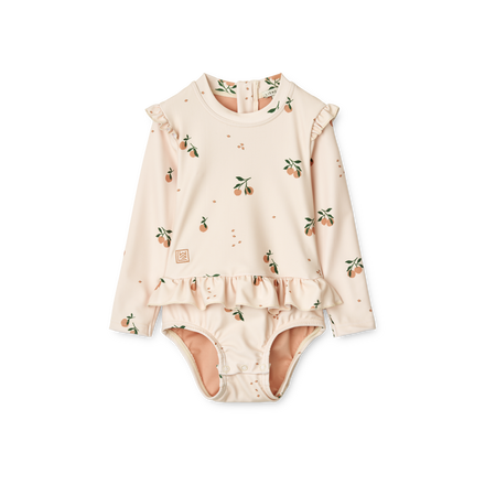 Liewood Sille Baby Swimsuit | Peach /Sea Shell