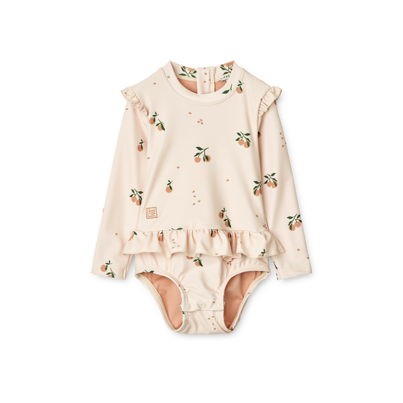Liewood Sille Baby Swimsuit | Peach /Sea Shell