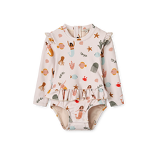 Liewood Sille Baby Swimsuit | Mermaids /Sandy