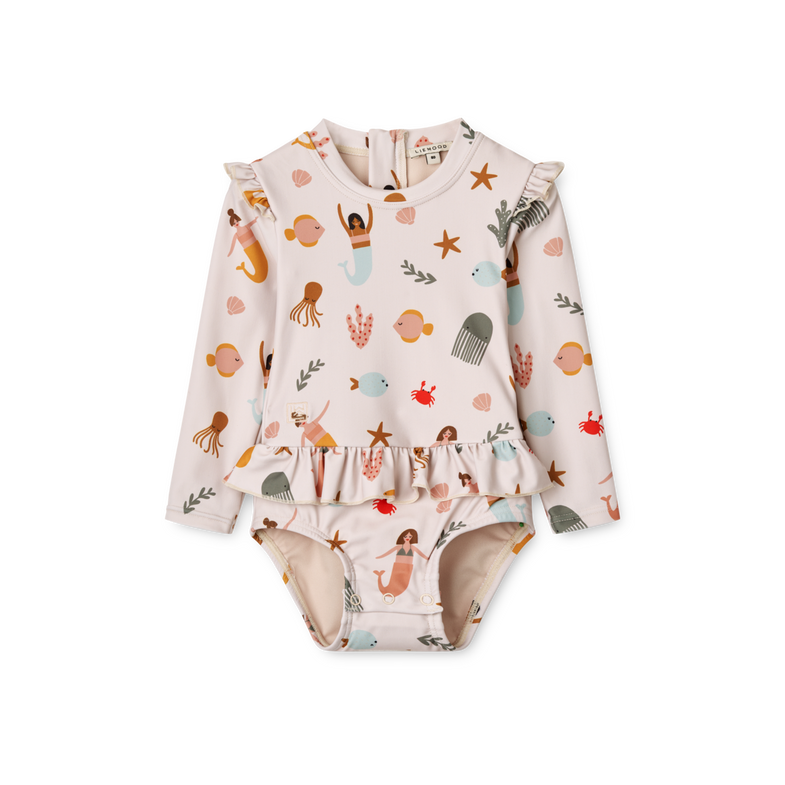 Liewood Sille Baby Swimsuit | Mermaids /Sandy