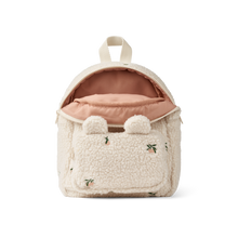 Liewood Allan Pile Embroidery Backpack With Ears | Peach /Sandy Embroidery