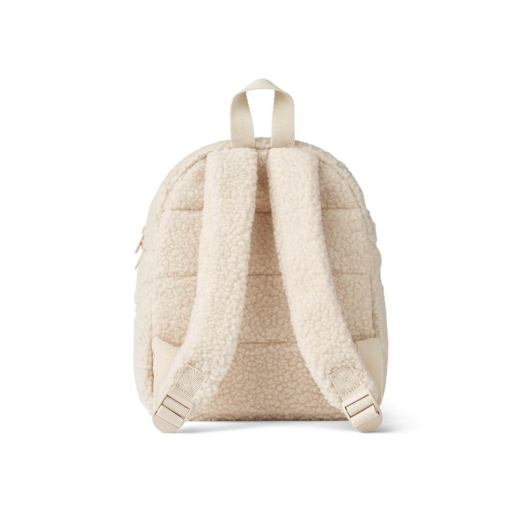 Liewood Allan Pile Embroidery Backpack With Ears | Peach /Sandy Embroidery