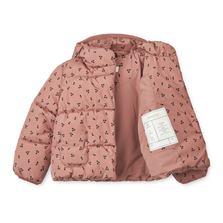 Liewood Giovanna Jacket | Cherries /Dark rosetta