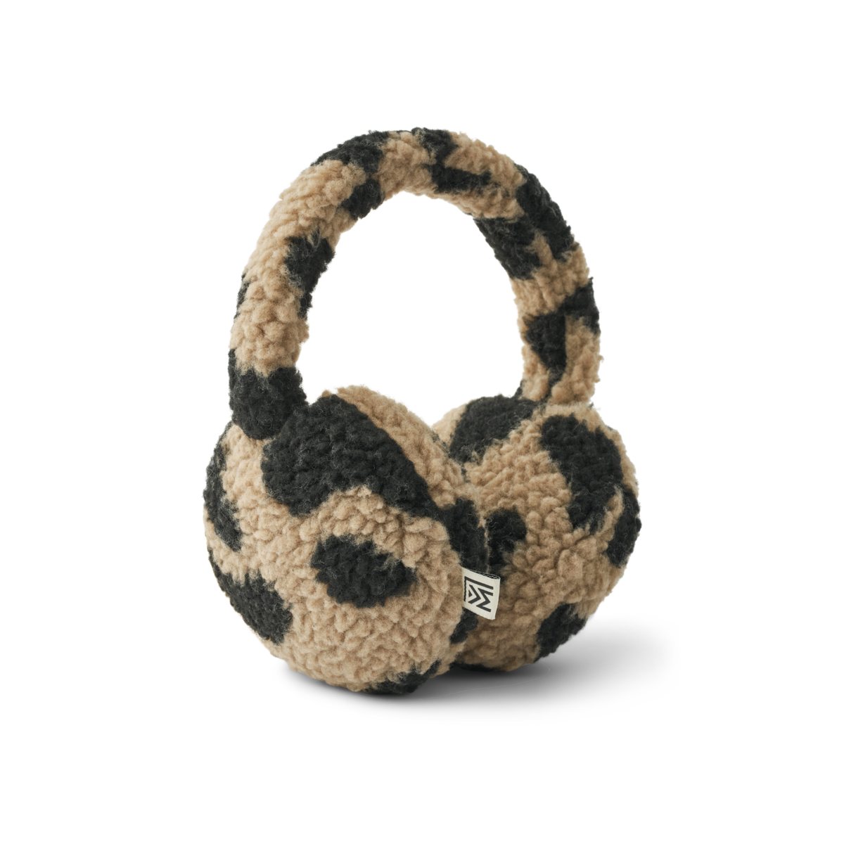 Liewood Albero Pile Ear Warmers | Mega Leo /Oat mix