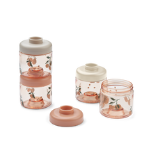 Liewood Dominique Baby Food Storage Jars Tritan 4-Pack | Peach/Sea shell