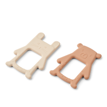 Liewood Jonathan Classic Teething Toy 2-Pack | Tuscany rose /Apple blossom