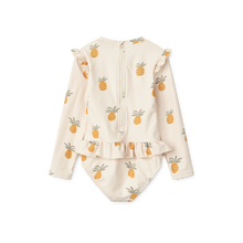 Liewood Sille Swimsuit with Longsleeves | Pineapples /Cloud Cream
