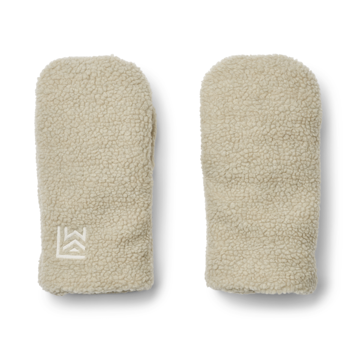 Liewood Veronika Adult Pile Buggy Mittens| Fog