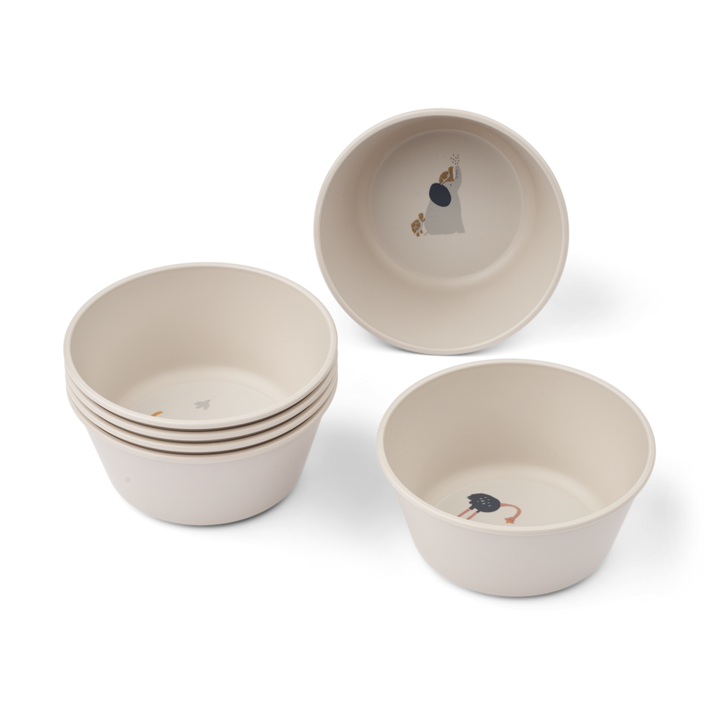 Liewood Cees Bowl 6-Pack | All together /Sandy