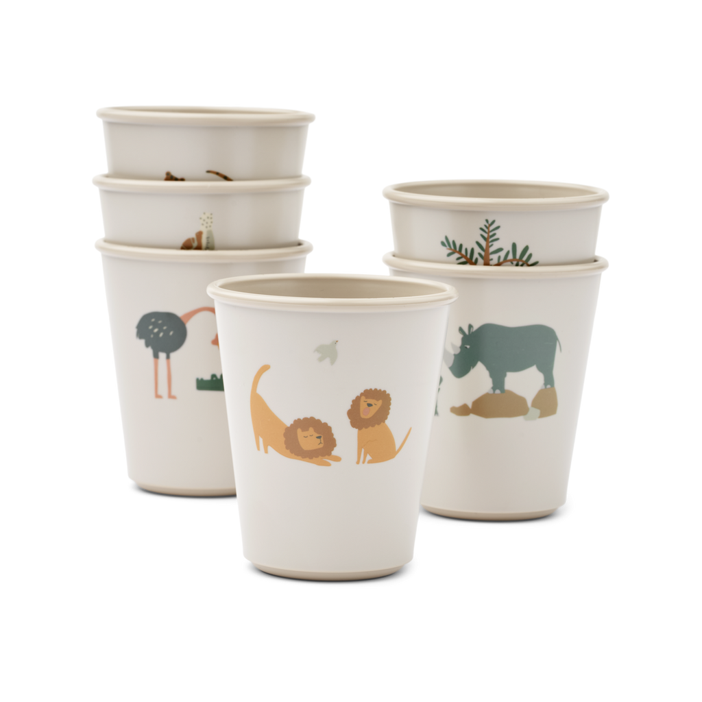 Liewood Lana Party Cups 6-Pack | All together /Sandy