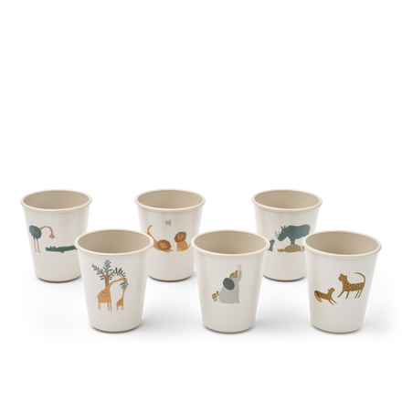 Liewood Lana Party Cups 6-Pack | All together /Sandy