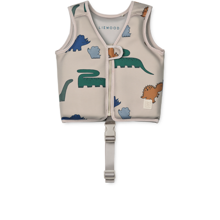 Liewood Dove Life Jacket | Dinosaurs /Fog