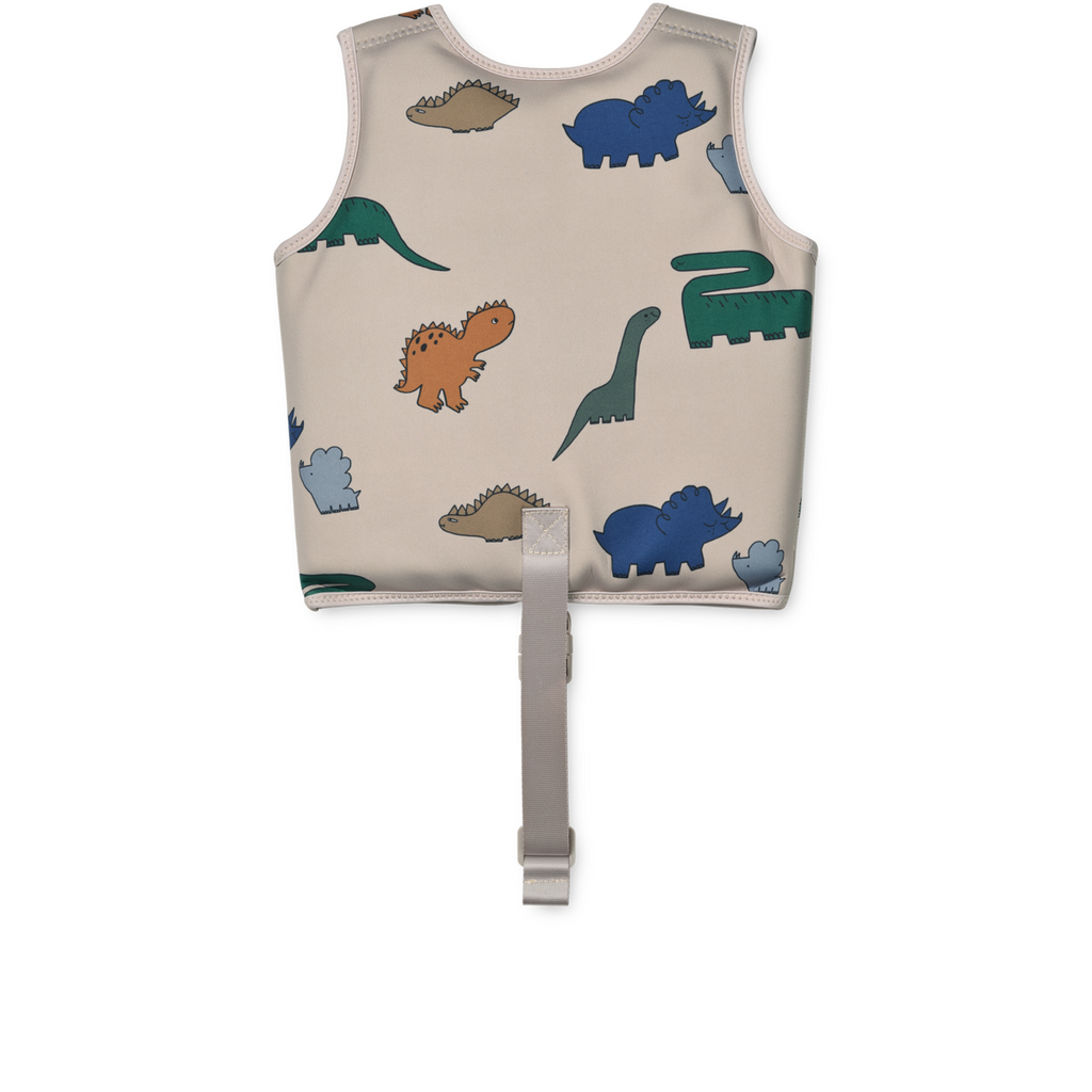 Liewood Dove Life Jacket | Dinosaurs /Fog