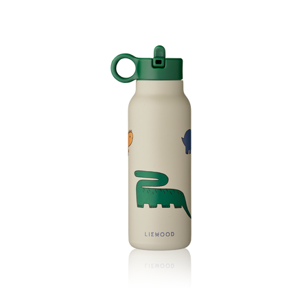 Liewood Falk Drinking Bottle 350 ml | Dinosaurs /Fog