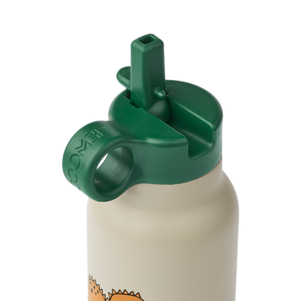 Liewood Falk Drinking Bottle 350 ml | Dinosaurs /Fog