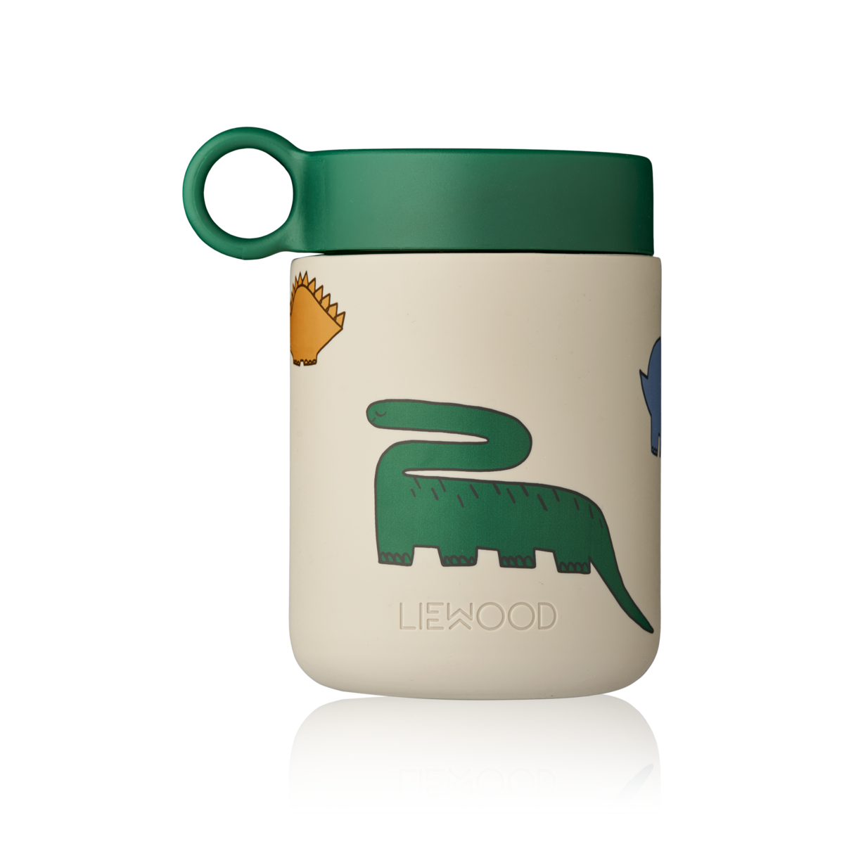 Liewood Kian Food Jar | Dinosaurs /Fog