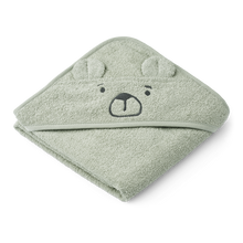 Liewood Albert Bear Bathcape | Dove blue