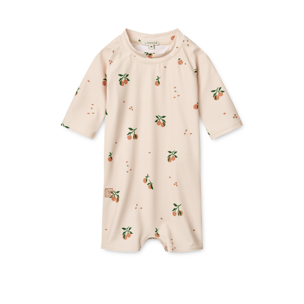 Liewood Thor Baby Swim Jumpsuit | Peach/Sea shell