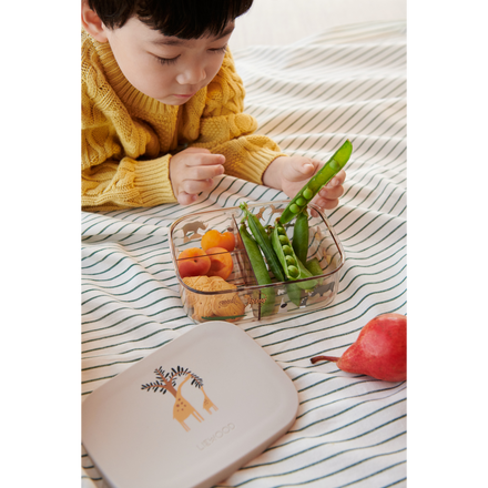 Liewood Arthur Tritan Lunchbox | All Together /Sandy